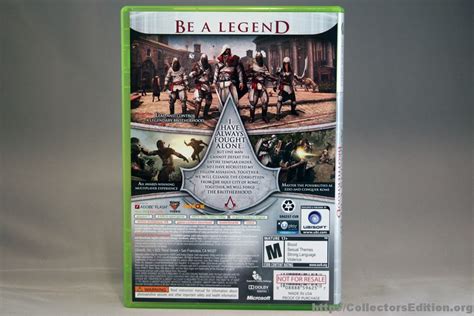 Assassin’s Creed Brotherhood Collector’s Edition Xbox 360 [ntsc]