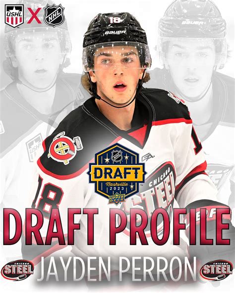 USHL On Twitter Draft Profile Jayden Perron USHL ChicagoSteel