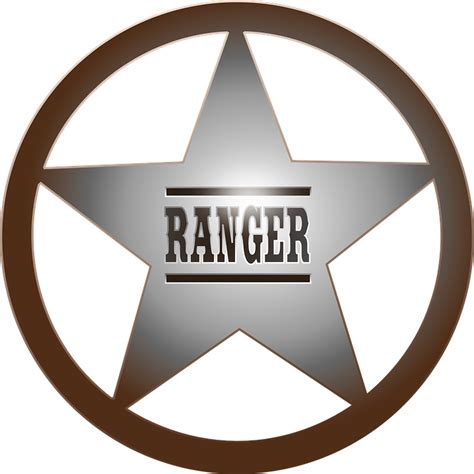 Download Ranger Badge Cowboy Royalty Free Vector Graphic Pixabay