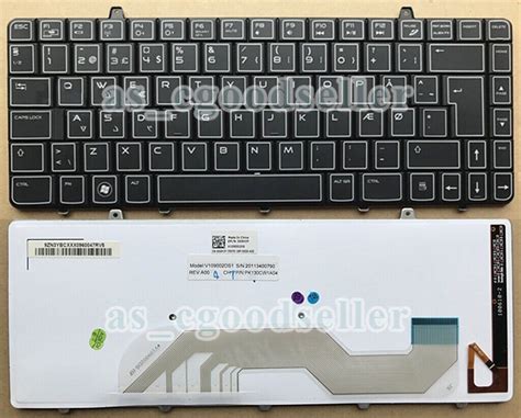 New For Dell Alienware M11x R2 M11x R3 Keyboard Korean Brazil Nordic Sd Backlit Ebay