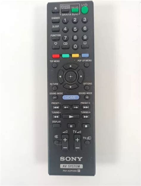 Genuine Rm Adp Remote Control For Sony Av System Bdv E Bdv E