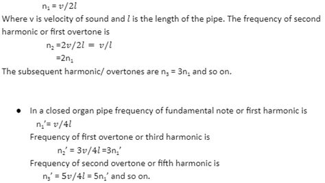 Standing Waves In Strings And Organ Pipes