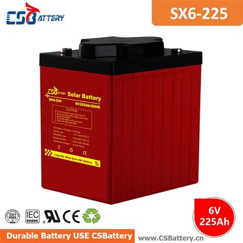 Sx V Ah Deep Cycle Gel Battery Ada Manufacturer Sx V