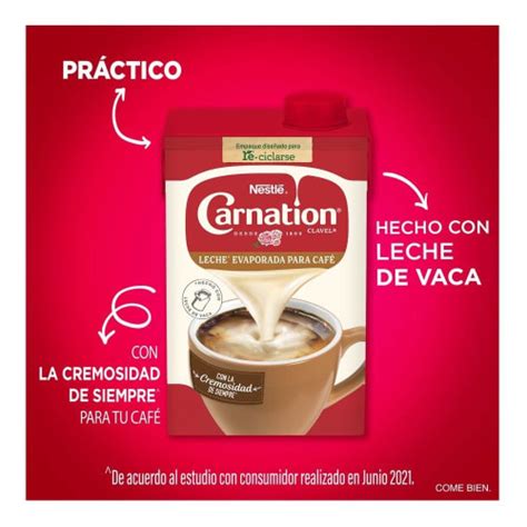 Leche evaporada Nestlé Carnation Clavel para café 469 ml Bodega