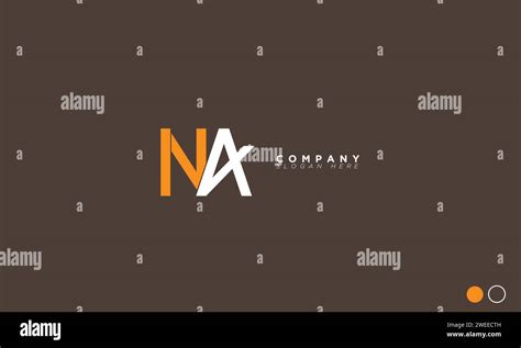 Na Alphabet Letters Initials Monogram Logo Stock Vector Image And Art Alamy