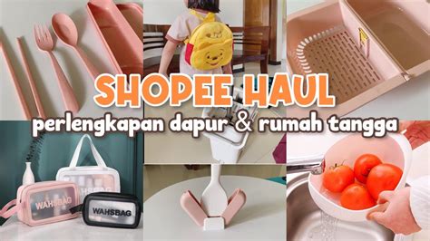 SHOPEE HAUL PERALATAN DAPUR DAN RUMAH TANGGA MURAH BERFAEDAH 8 Harga