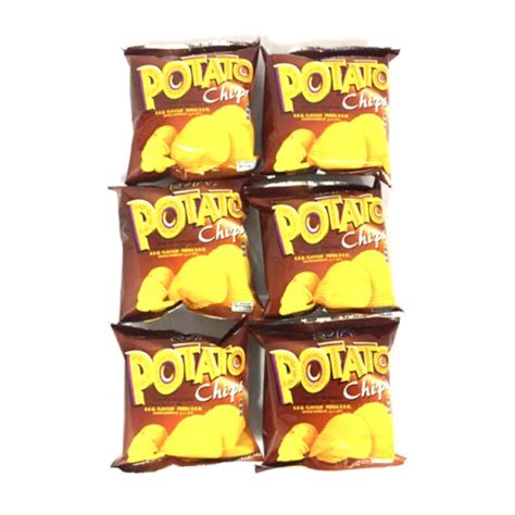 Oriental 16gm X 6pkt Rota Potato Chips Bbq Flavour Keropok Kerepek Ubi