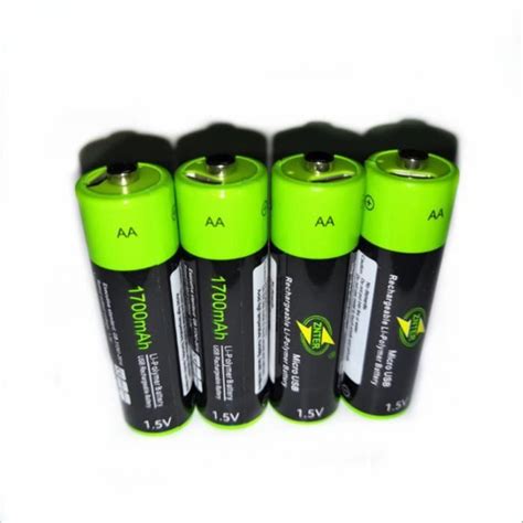 Batterie Pcs V Znter Batterie Au Lithium Aste Aa Avec C Ble Micro