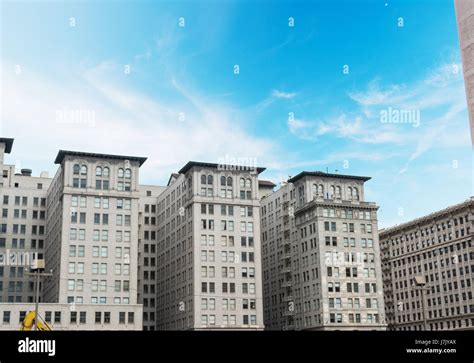 Subway Terminal Building In Downtown Los Angeles California Stock