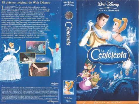 La Cenicienta Vhs Walt Disney Cinderella 1950 En Venta En Capital