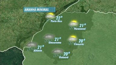 Assistir Boa Noite Paran Noroeste Deve Voltar A Chover Na Regi O