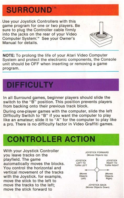 Atari 2600 Vcs Surround Scans Dump Download Screenshots Ads
