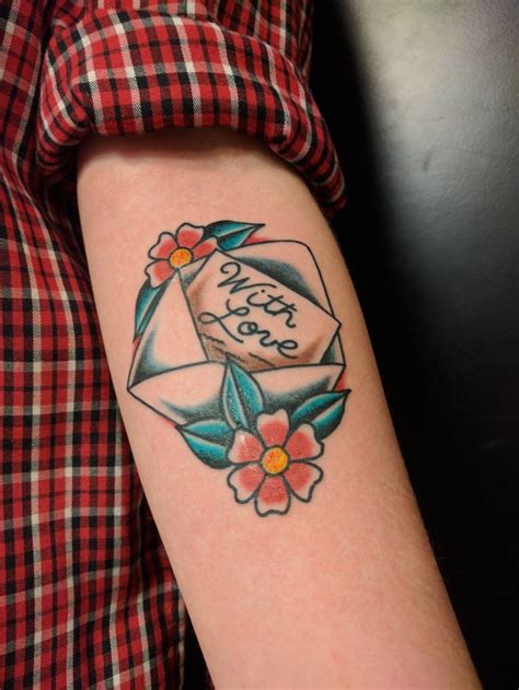 Traditional Envelope By Andrew At Aces Tattoo Denton Tx Envelope