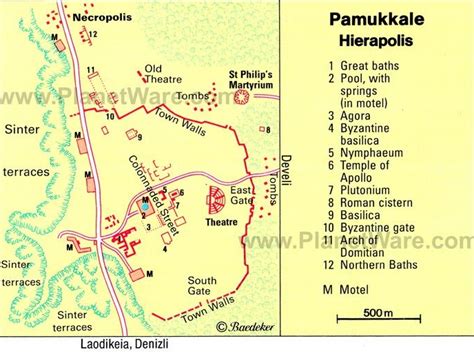 pamukkle_hierapolis_map - Каппадокия и другая Турция. Путеводитель