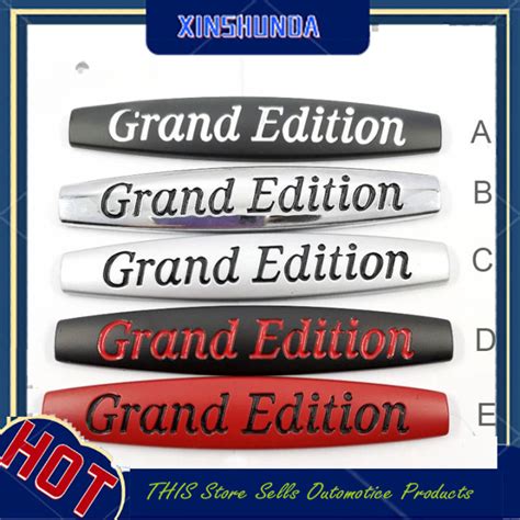 XSD 1 X Metal Grand Edition Logo Car Auto Decorative Emblem Badge