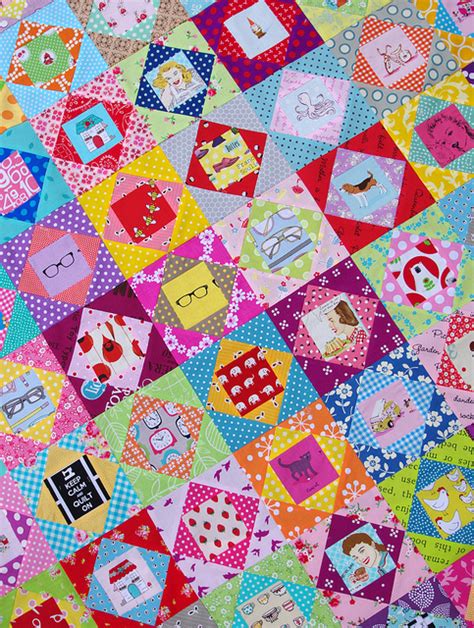 Red Pepper Quilts Economy Block Quilt Progress Report