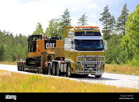 Raasepori Finland July Volvo Fh Semi Trailer Of E E