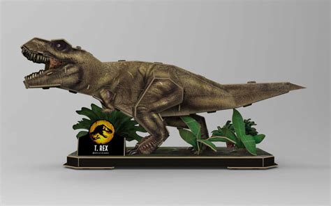 3d Puzzle Revell 00241 Jurassic World T Rex Car Model