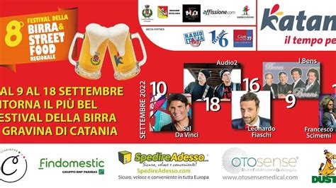 Festival Della Birra Street Food Regionale A Gravina Di Catania