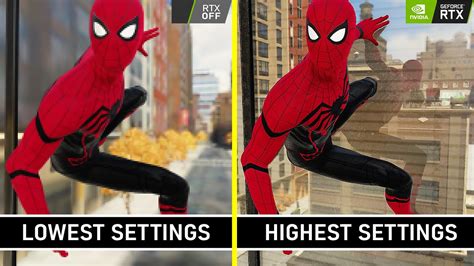 Spider Man Remastered Pc Lowest Vs Highest Graphics Settings Framerate And Graphics