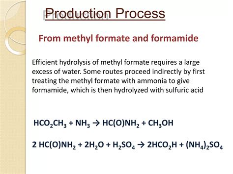 Industrial Preparation of Formic acid | PPT