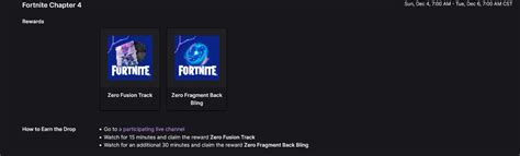 Fortnite Twitch Drops For Chapter 4 Season 1 And How To Redeem Them Dot Esports