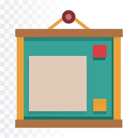 Premium Vector Bulletin Board Vector Illustration On Transparent
