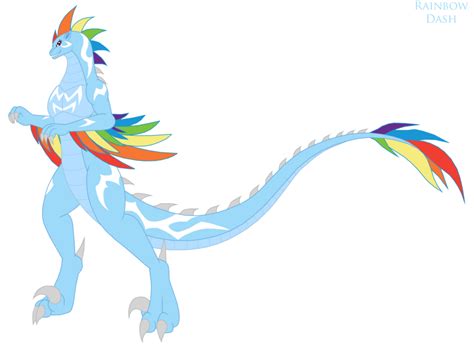 Rainbow Dash Kaiju Form By Https Deviantart Pyrus Leonidas On