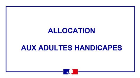 Déconjugalisation De Lallocation Aux Adultes Handicapés Aah