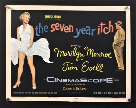 The Seven Year Itch (1955) – Original Half Sheet Movie Poster ...