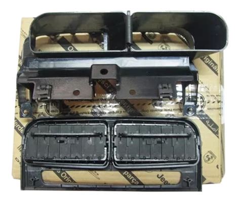 Moldura Difusor Ar Central Painel Fiat Punto Preto Original