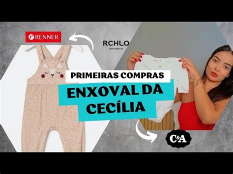 Montando o enxoval da Cecília Primeiras comprinhas Shein Shoppe