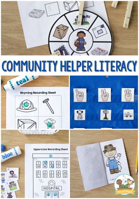 Fine Beautiful Community Helpers Activities For Kindergarten Printable ...