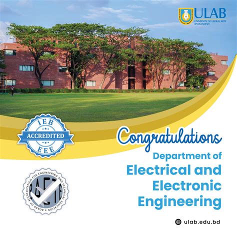 Ulab Eee Has Been Accredited By Ieb University Of Liberal Arts Bangladesh