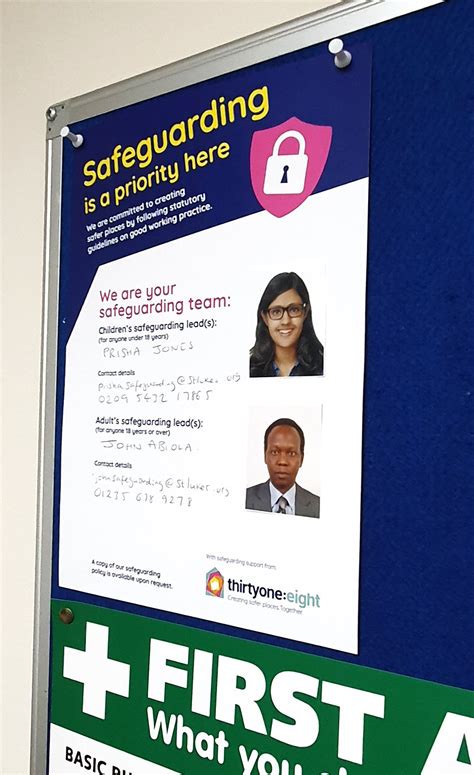 Safeguarding Information Poster A4 Thirtyoneeight