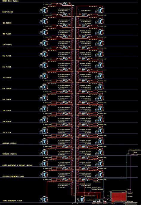 Fire Fighting System Dwg Section For Autocad Designs Cad Hot Sex Picture