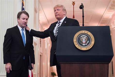 Brett Kavanaugh Participates In Trumps Knife Twisting Of The Democrats