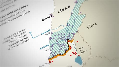 Seis Mapas Para Entender La Ofensiva De Israel En Líbano