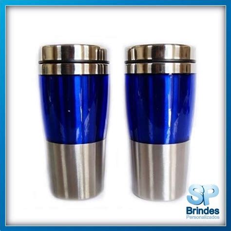 Copo T Rmico Azul Sp Brindes Personalizados Acesse J