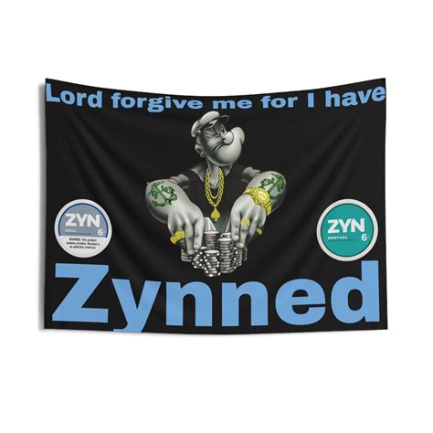 Zyn Wall Tapestry Flag Lord Forgive Me For I Have Etsy