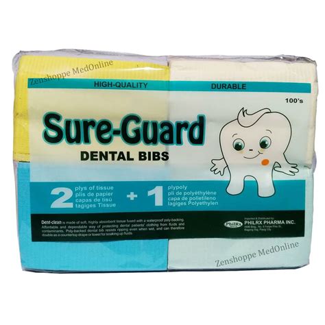 Dental Bibs Glomed Sure Guard Shopee Philippines