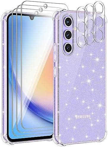 Yirsur Glitzer H Lle F R Samsung Galaxy A G Mit St Ck Glasfolie