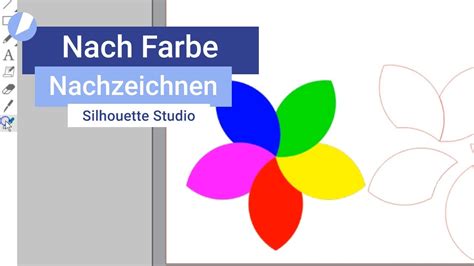 Silhouette Studio I Nach Farbe Nachzeichnen YouTube