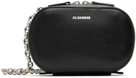 Jil Sander Mini Sac Chaine Noir Ssense France