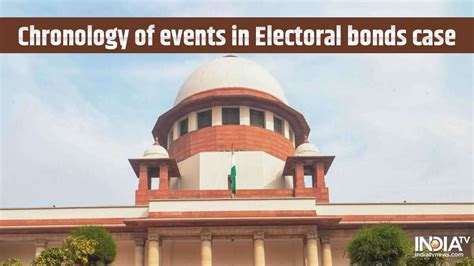 Supreme Court Strikes Down Electoral Bonds Scheme Know The Chronology