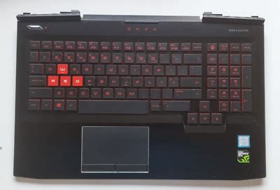 929479 001 Genuine HP Omen 15 CE Palmrest Backlit Keyboard Touchpad EBay