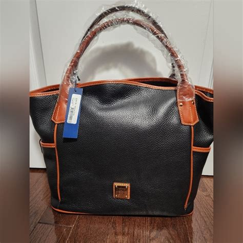 Dooney Bourke Bags Dooney Bourke Black Pebble Grain Kristen Tote