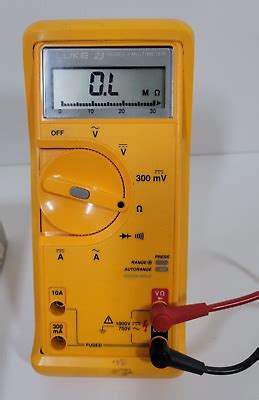 FLUKE 23 Series II Multimeter Tested With Test Leads A EBay