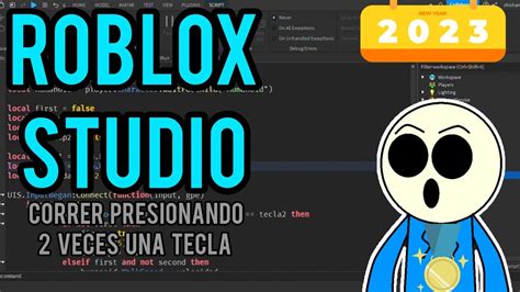 Cómo correr presionando 2 veces una tecla en Roblox Studio Capo703