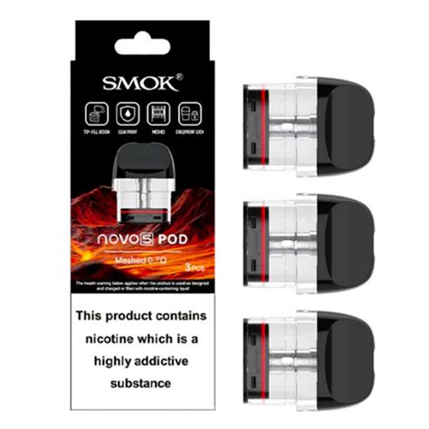 Smok Novo 5 Replacement Pods 3 Pack Kmg Imports